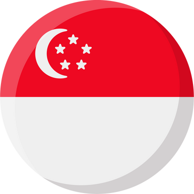 Singapore Flag Circle