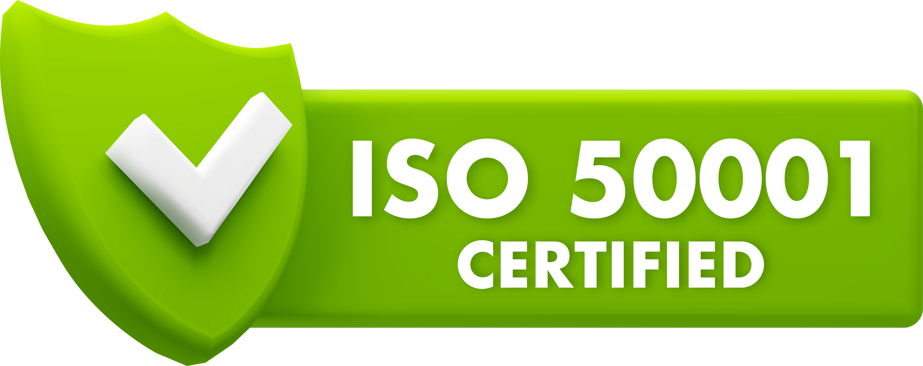 ISO 50001 Certified Badges - Energy Management Systems and Efficiency Standards